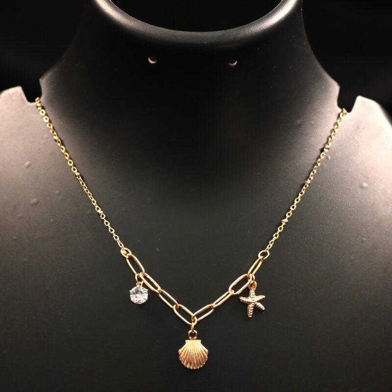 Marine Gold Plated Pendant – Anti-Tarnish & Elegant Design